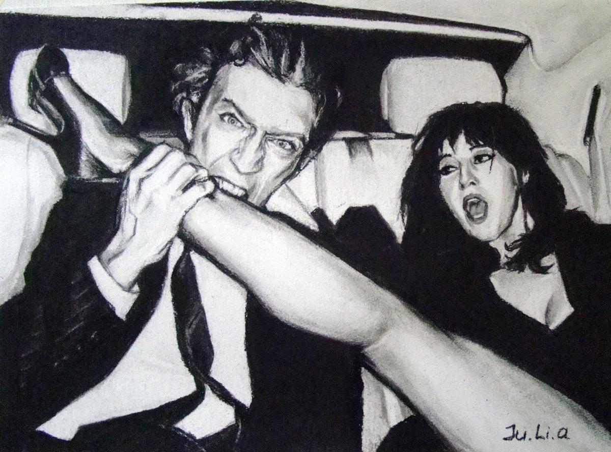Photorealistic Charcoal Drawing , Passion And Sex By Yulia Lihina, 16 X 11, Artwork For Sale On Artfinder