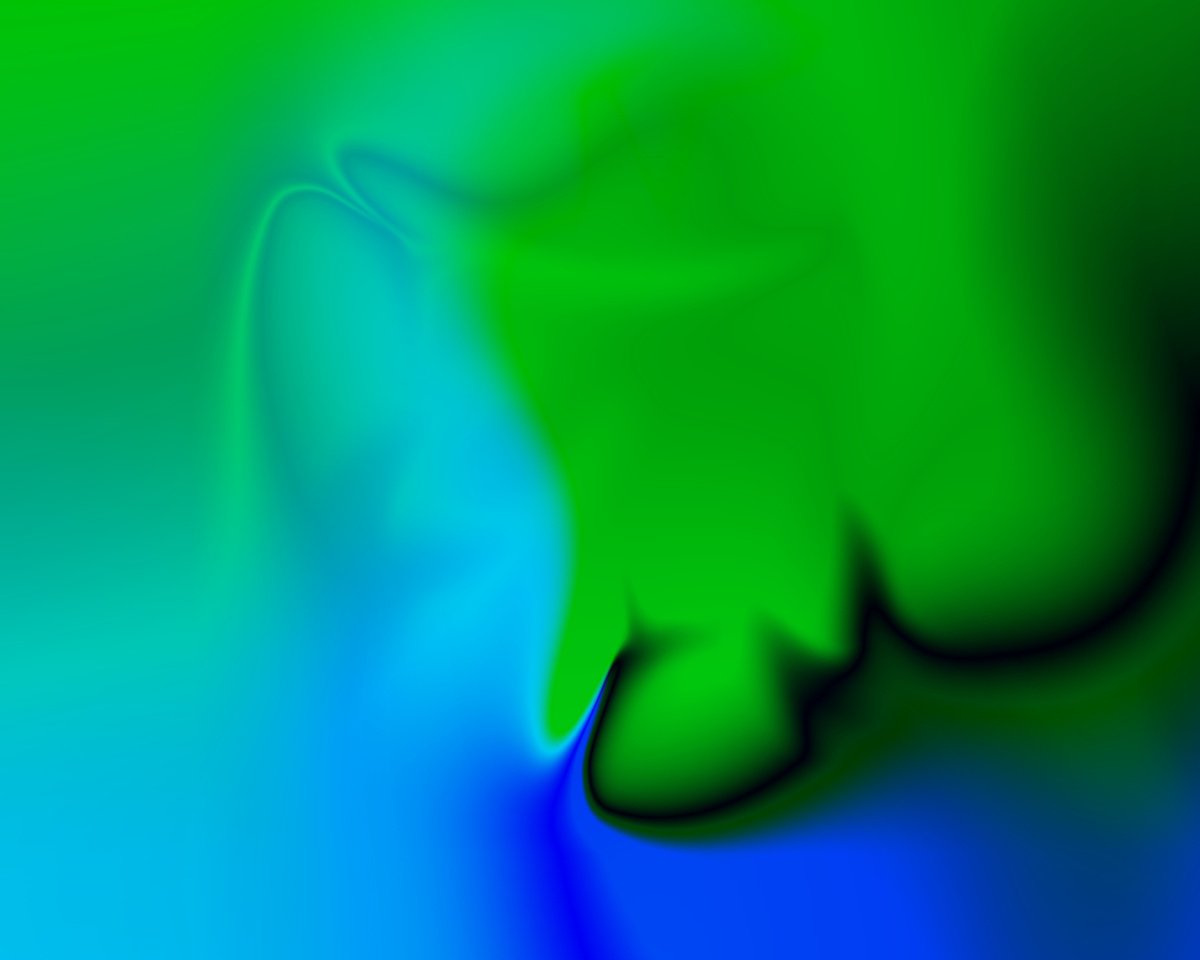 Organic Abstract Giclee Print By Hal Bohner, 30 X 24, Subconscious Of The Sea, Original Artwork