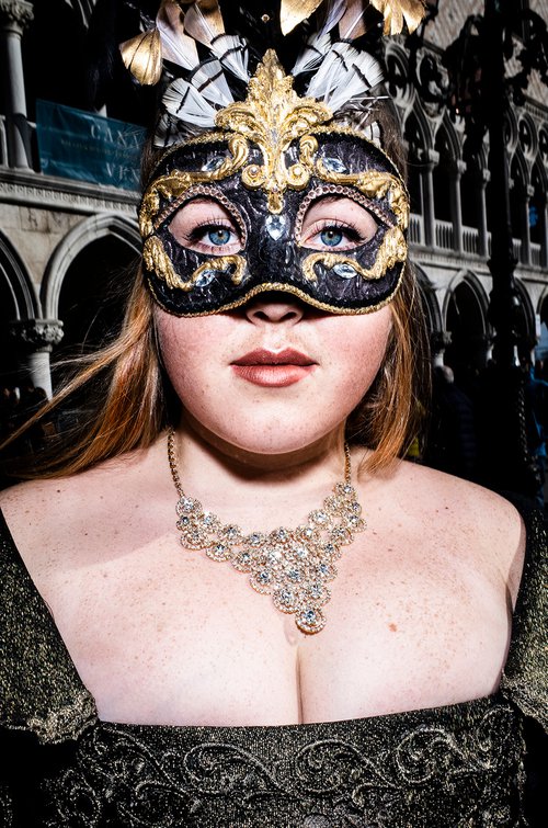 Venezia Carnival Woman by Salvatore Matarazzo