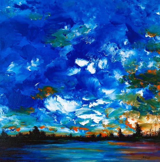 Landscape with a lake