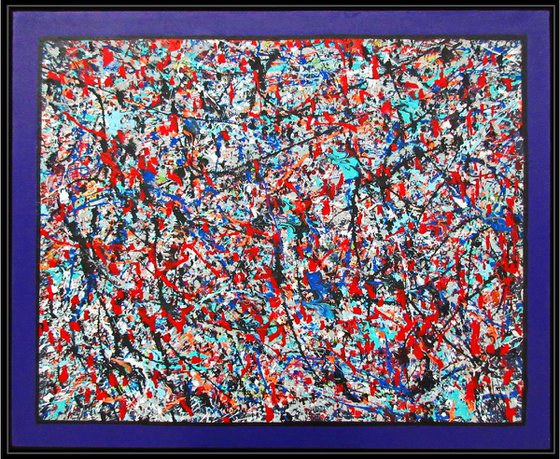 CONVERGENCE 5, J. POLLOCK MODE, framed