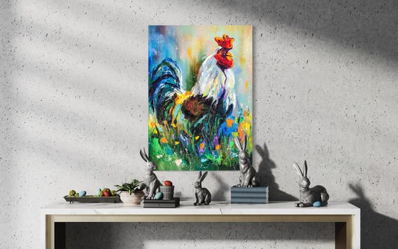 Cute rooster