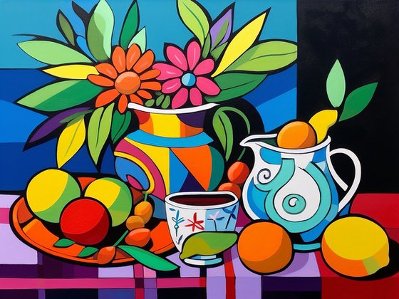 Vibrant still life