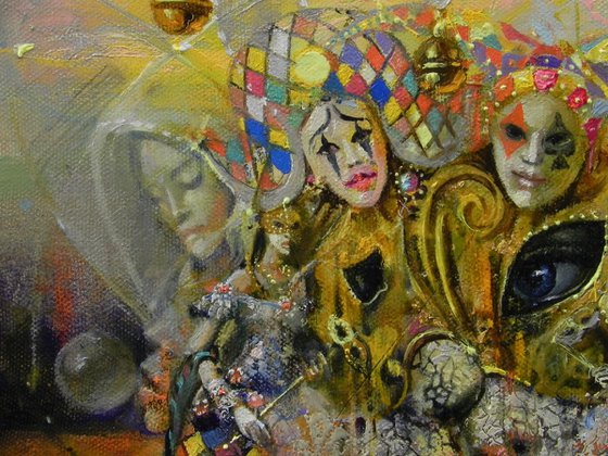 "Charm of Venice" Original Surreal Art