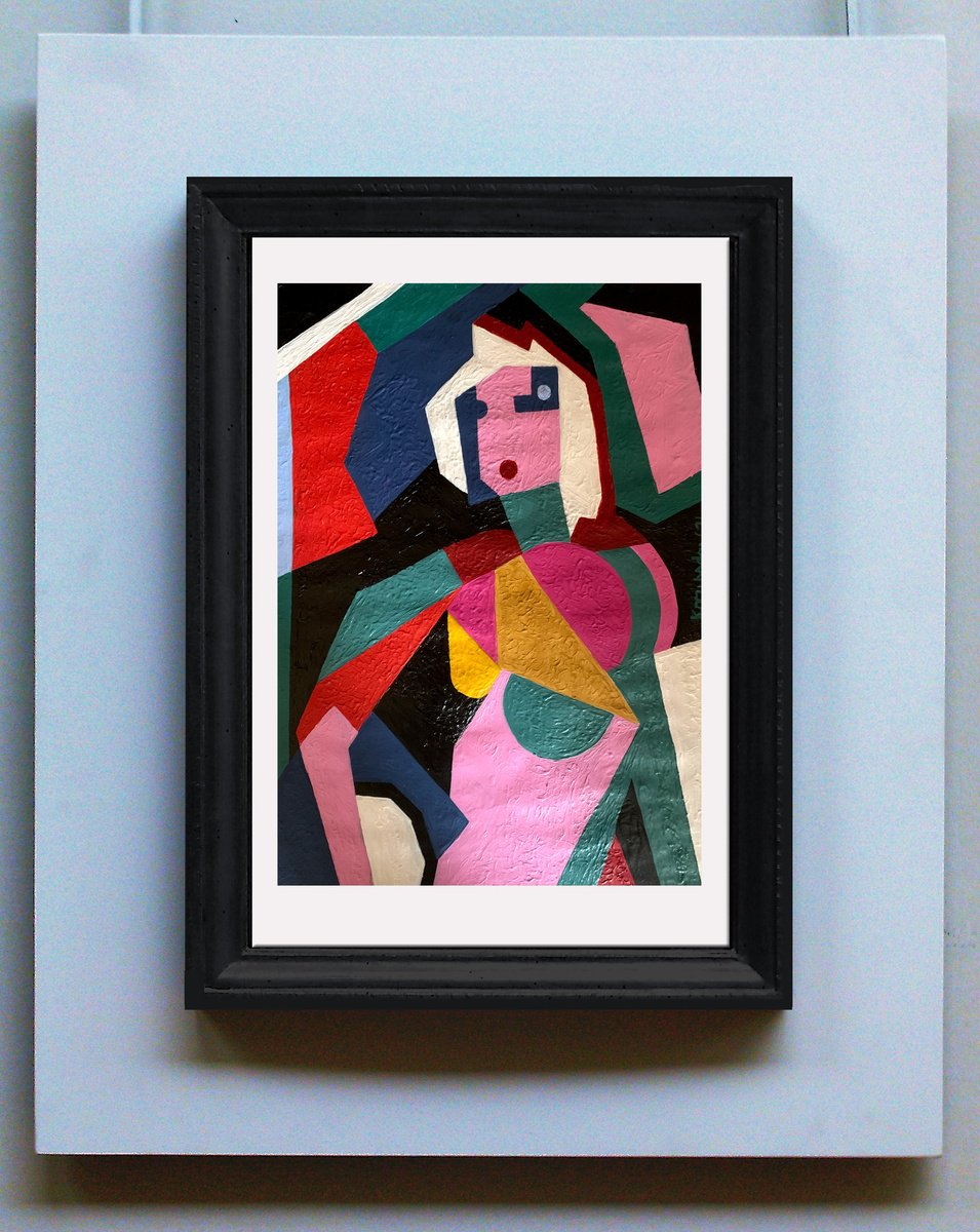  Abstracted Woman Ii By Koola Adams, 12 X 17, Artwork For Sale On Artfinder