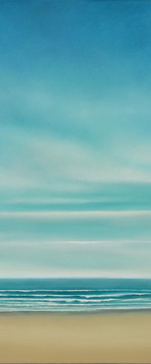 Ocean Air - Blue Sky Seascape by Suzanne Vaughan