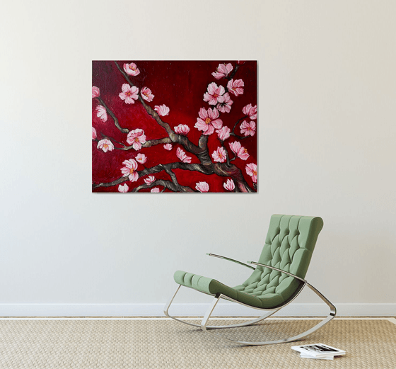 Blooming Cherry Branches