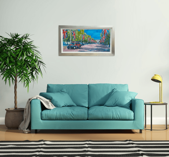 Union Jack celebrations in the Mall