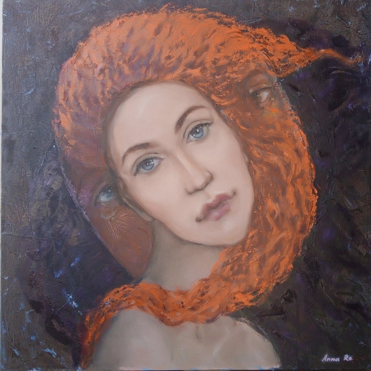Girl with red hair by Anna Rogova