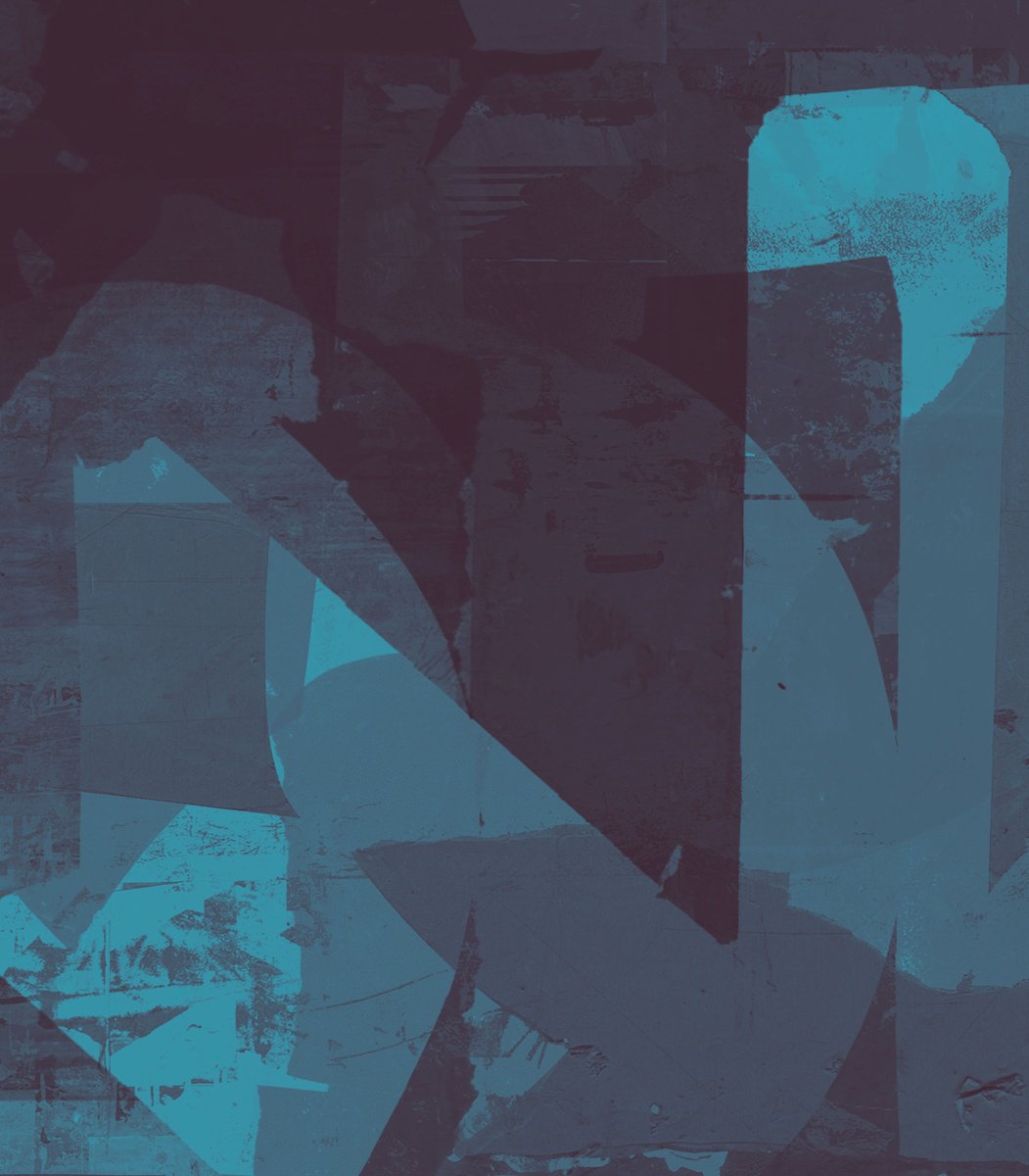 Abstract Print By The Most Active, 15 X 17", Lost Together Never Alone, Original Artwork