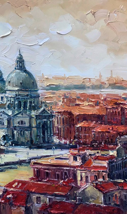 "Venice" original oil painting 70x50 by Artem Grunyka