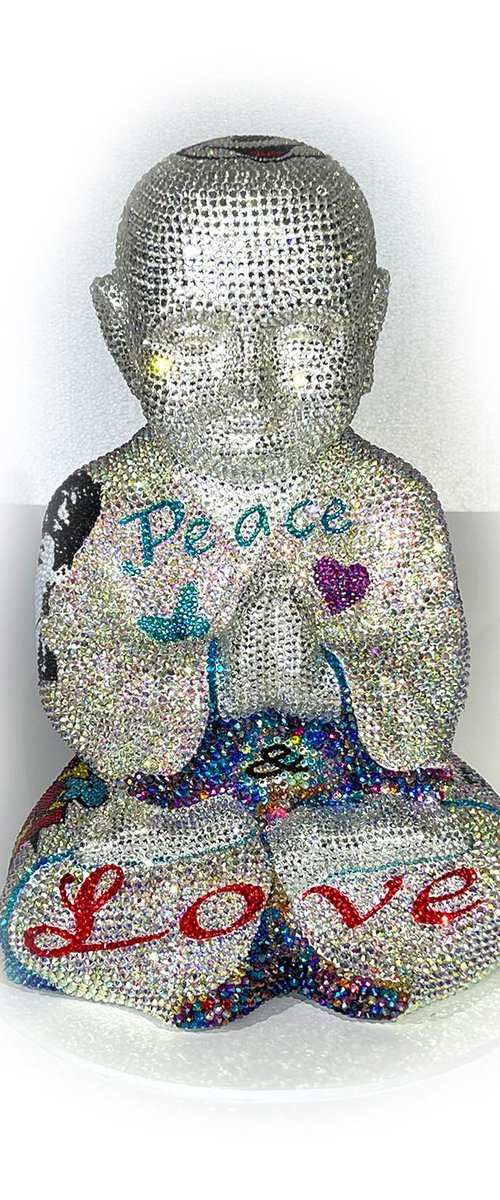 Peace Calm in your Heart - Sculpture by Gardani Art