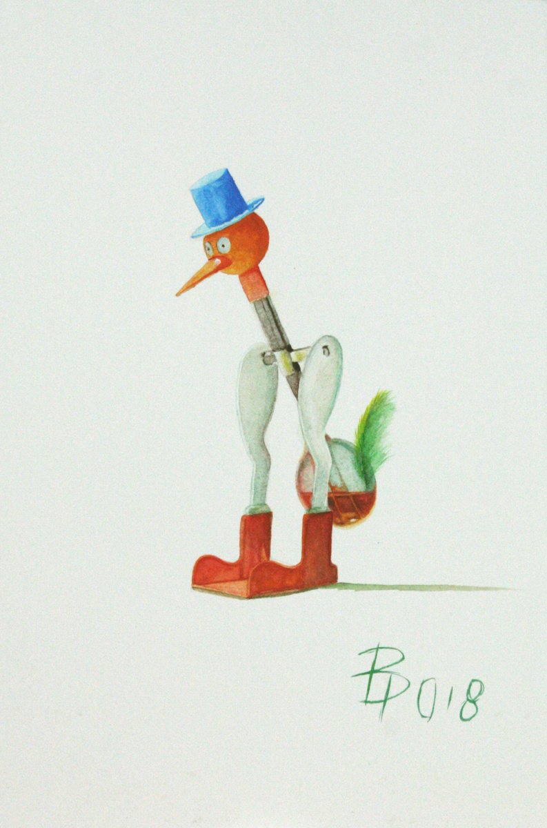 Sketch for Lucky bird - 1 by Paolo Borile