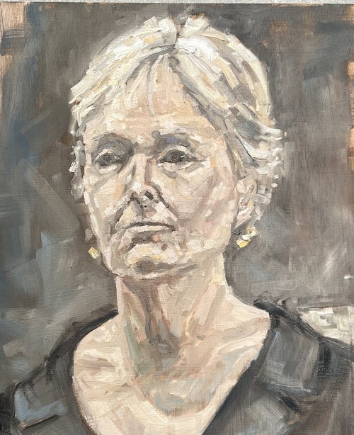 Portrait of a woman by Louise Gillard