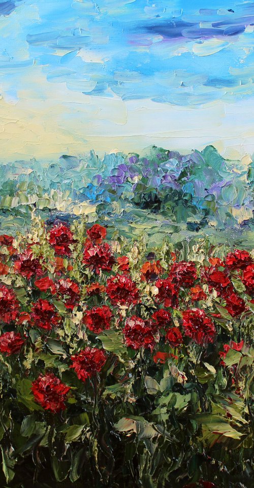 Field of flowers by Haykuhi Khachatryan