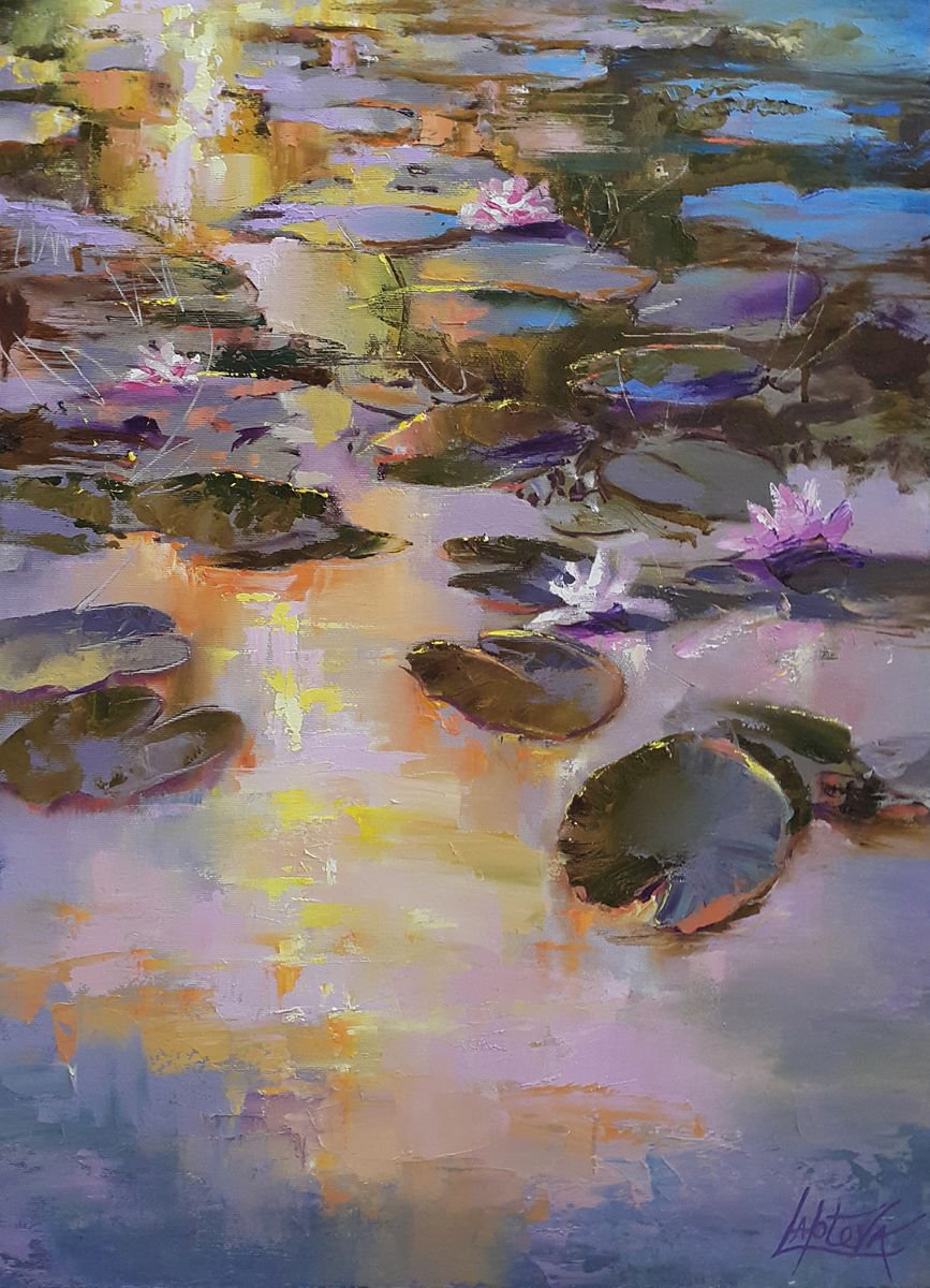Water Lilies Pond by Viktoria Lapteva