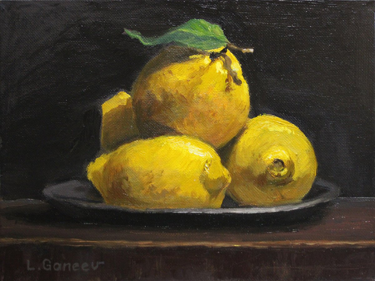 lemons. 24?18 cm by Linar Ganeev