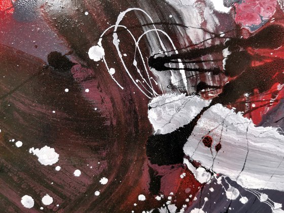 Large Unique Abstract Painting Chopin Music By Kloska