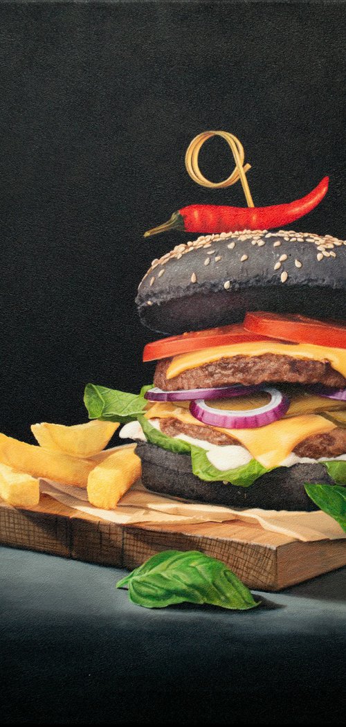 Just Cheeseburger... by Nataliya Bagatskaya