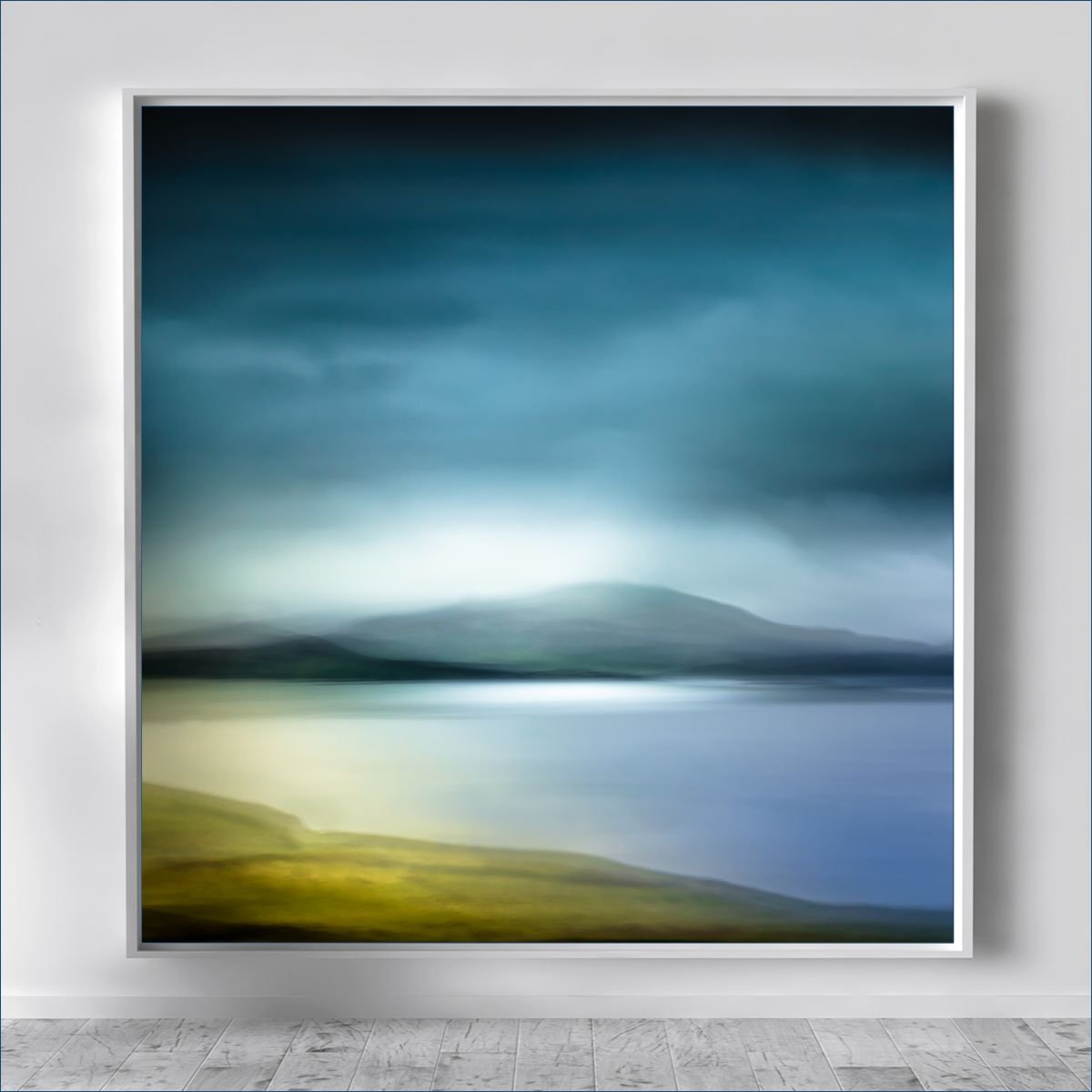 In and Out of Time - Large Landscape Abstract by Lynne Douglas