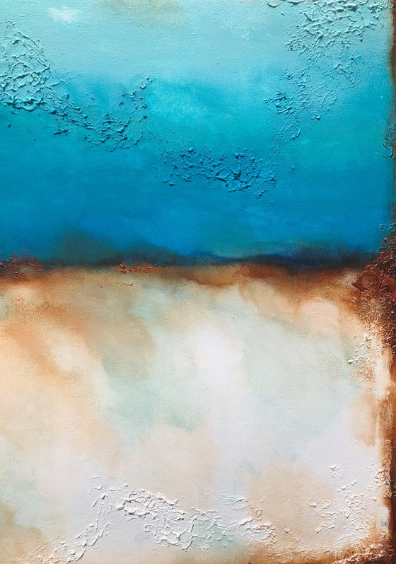 urban sky blue (120 x 80 cm) Dee Brown Artworks