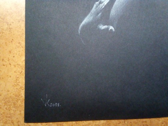 Nude noir #274 (29X21)cm