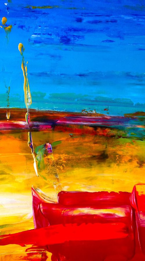 Sea and a post by Emma Sian Pritchard