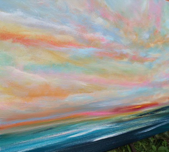 "Unity" - Cornish Seascape, Art, Skyscape