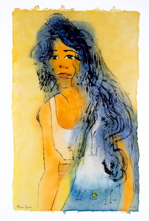 Teenage girl by Marcel Garbi