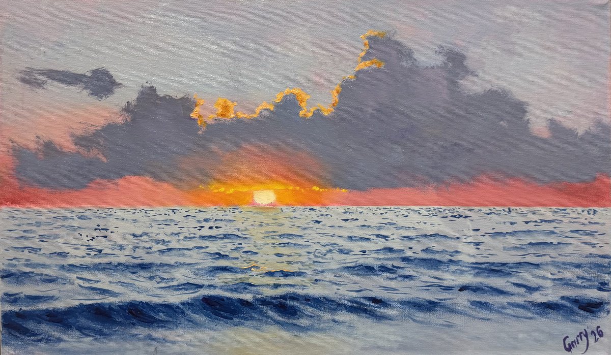 Sunset 16 By Garry Arzumanyan, 20 X 12, Artwork For Sale On Artfinder