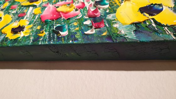 "Jade Meadow Flowers in Love"