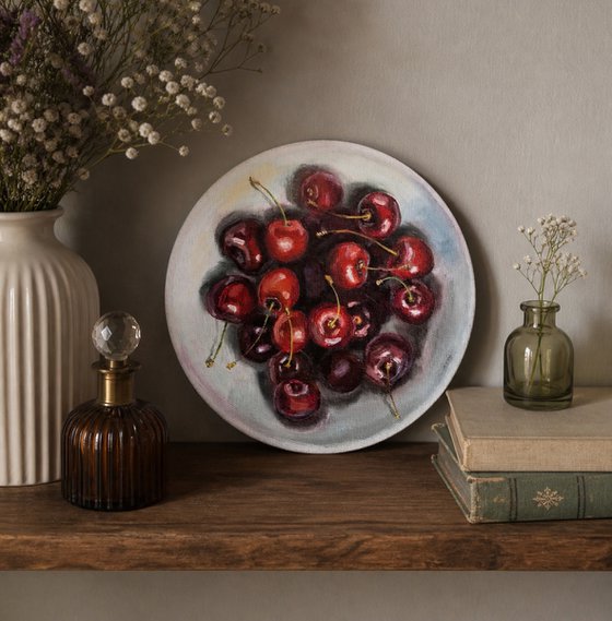 Sweet ripe cherry