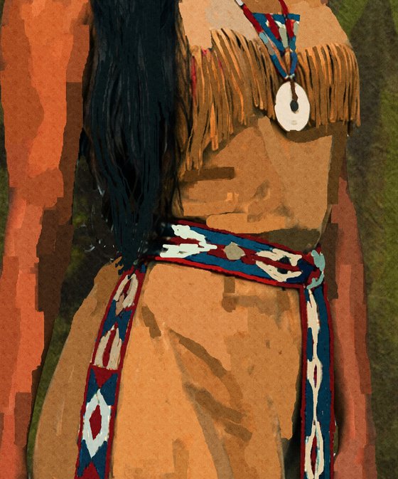 YOUNG CHEROKEE SQUAW
