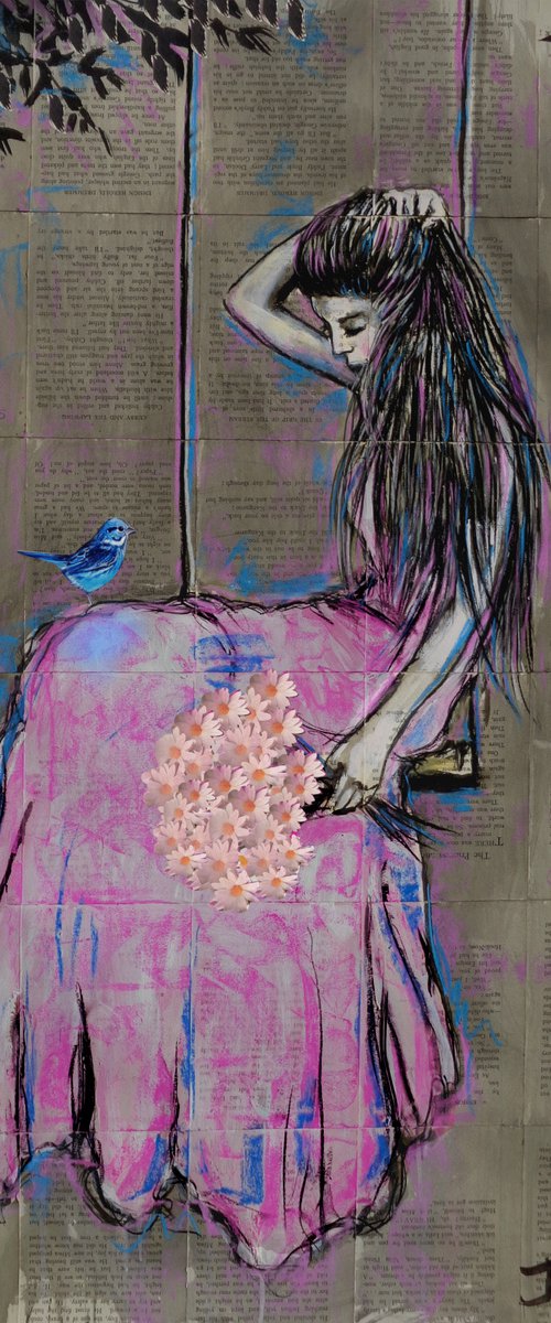 HOPE AND DAISIES by Loui Jover