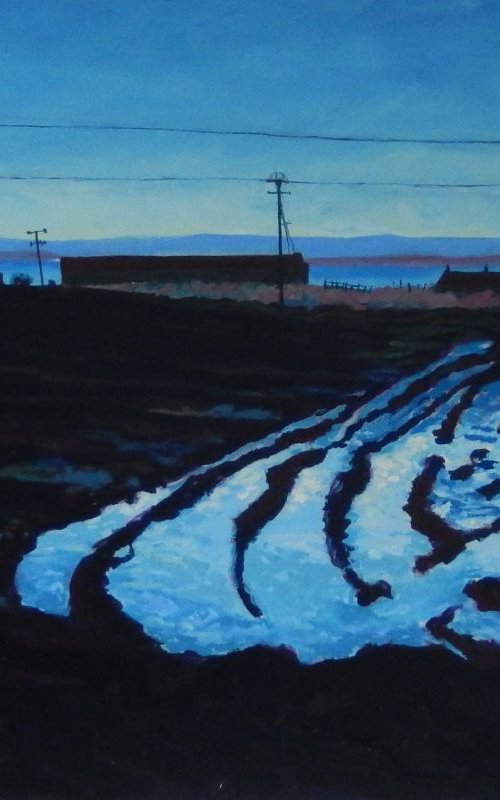 Winter Field, Fife, Version Two by Stephen Howard Harrison