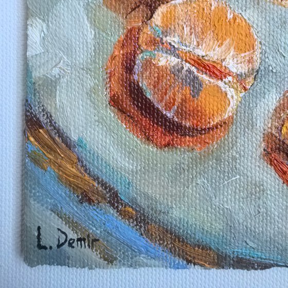 Clementine fruit still life