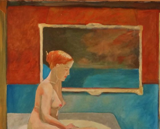 Portrait Of A Nude Woman Waiting