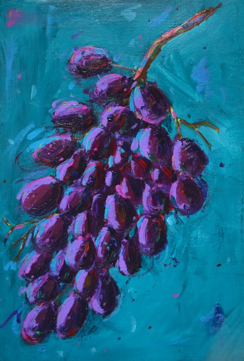 Grapes By Dawn Underwood, 8 X 12, Artwork For Sale On Artfinder