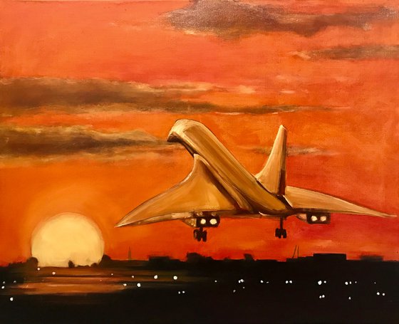 Concorde is landing