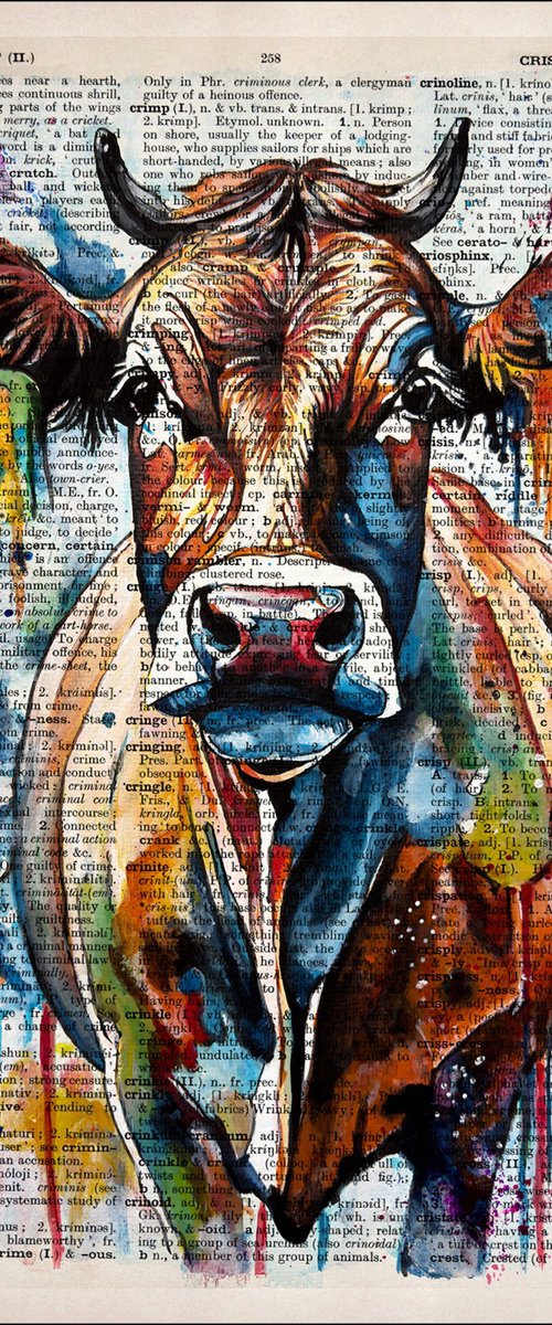 Abstract Cow by Misty Lady - M. Nierobisz