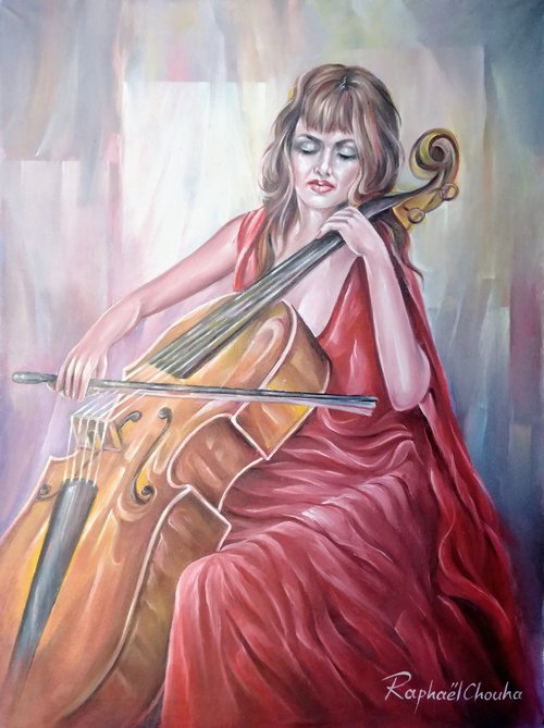 The Cello by Raphael Chouha