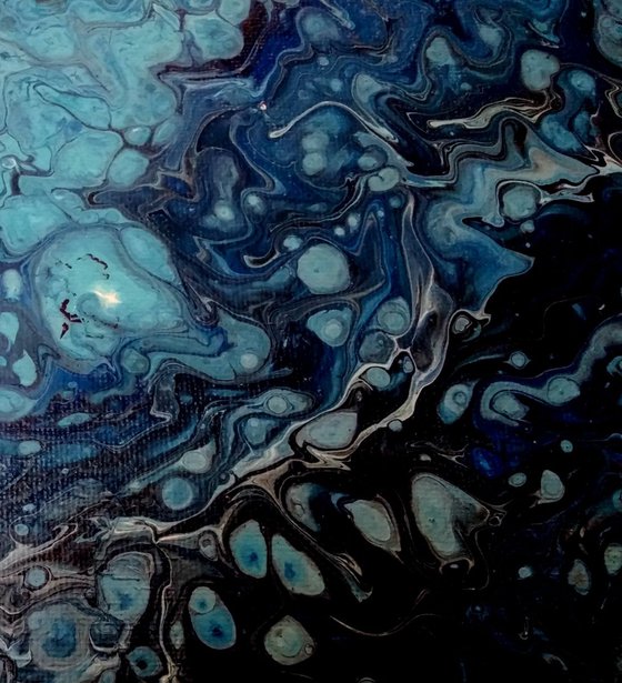 Currents // Fluid Abstract // 20x16" Canvas