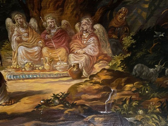 The appearance of the angels to Abraham