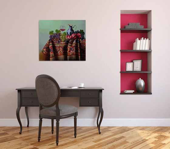 Still Life with Armenian Carpet