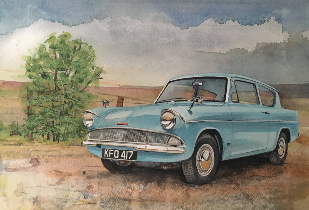 Ford Anglia 105E by John Lowerson