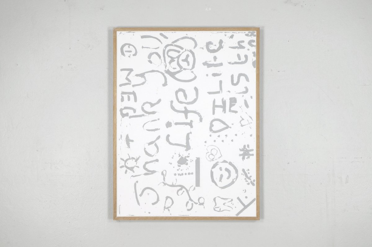 Expressive Abstract Painting By Johan Soderstrom, 25 X 33, #294 Turned Table - Tag, Original Artwork