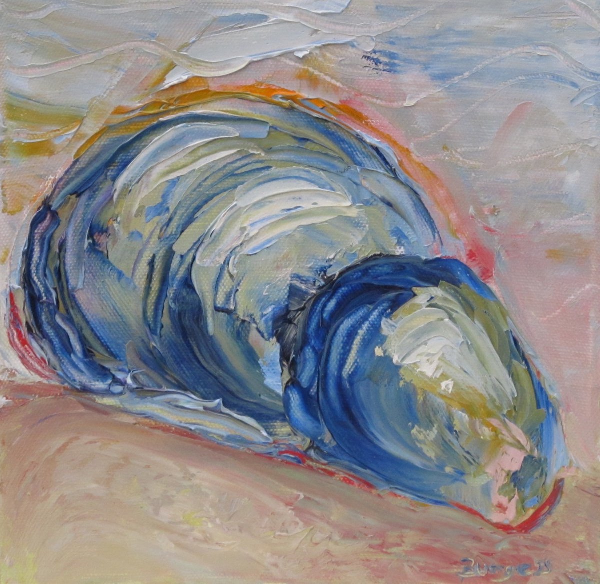 Mussel Shell by Brenda Burgess