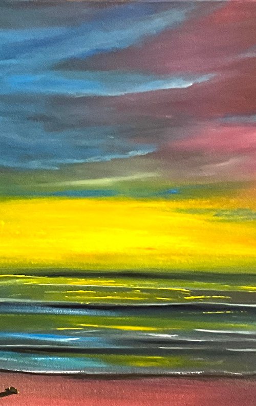 Enigmatic sunset by Aisha Haider