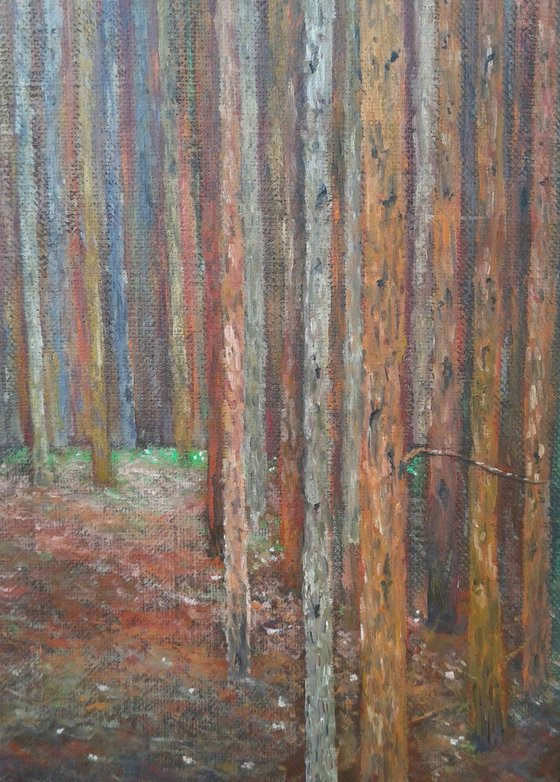 Homage to Klimt - Pine forest