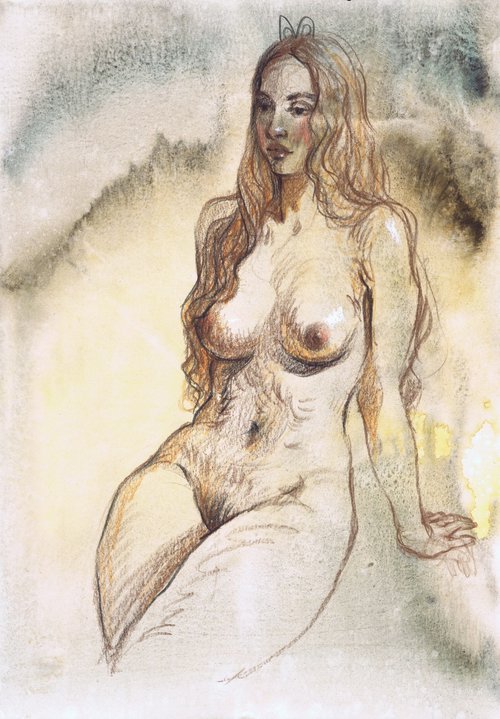 Nude art «Beautiful woman» by Samira Yanushkova